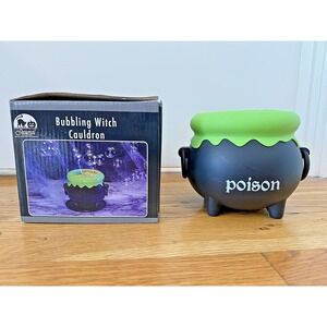 Seasonal Collection‎ BUBBLING WITCH CAULDRON Animated Halloween Prop Decoration